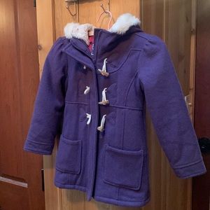 M & S Wool Coat Jacket Peacoat